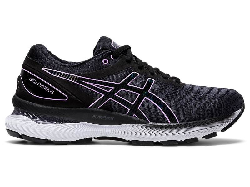 Sapatilhas Running Asics GEL-NIMBUS 22 Mulher Pretas, 6036A642.142